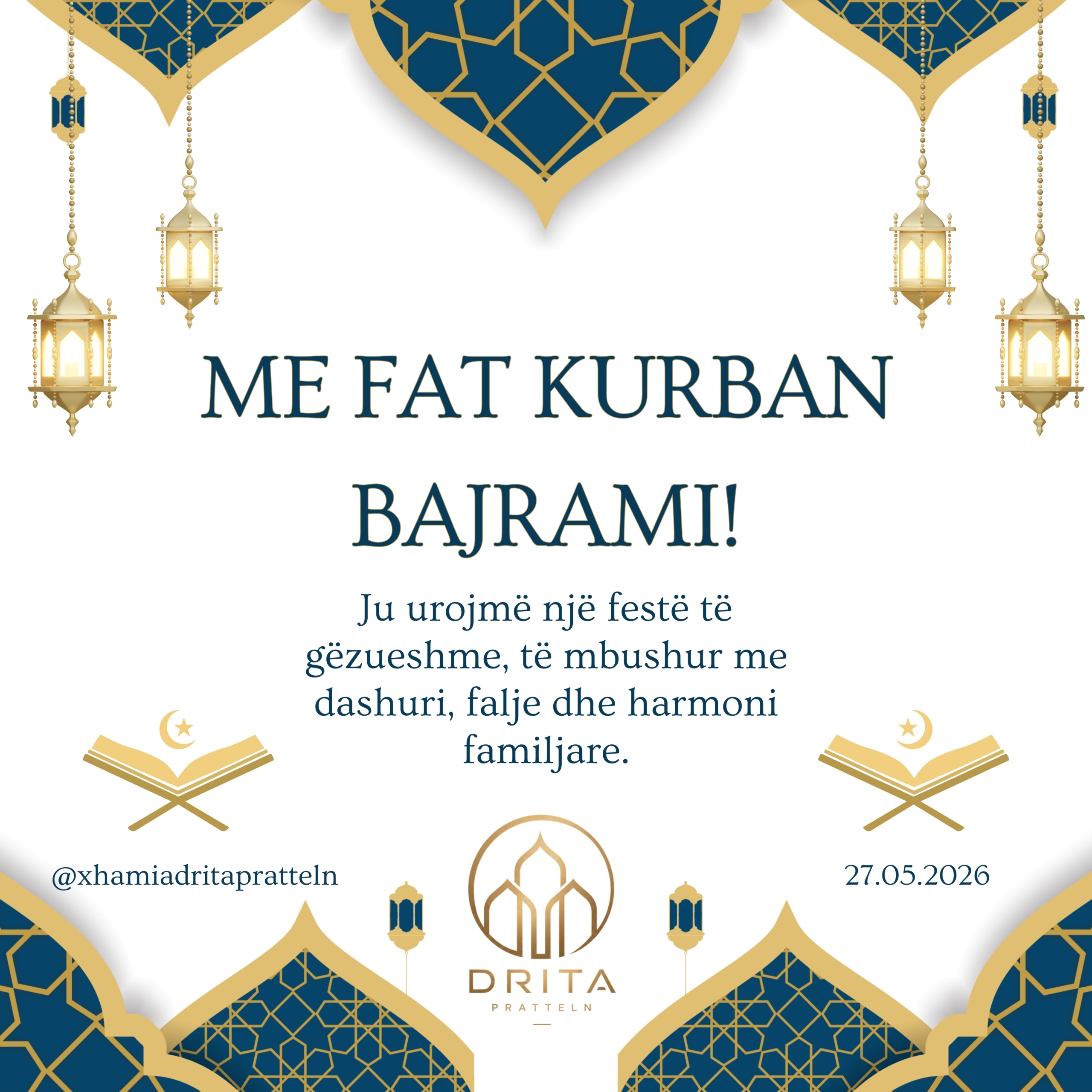 Urime Kurban Bajrami 2026