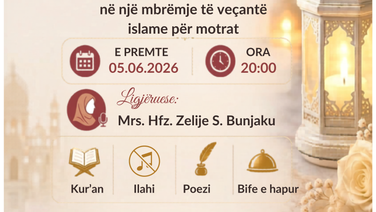 Mbrëmje Islame për Motrat dhe Gratë