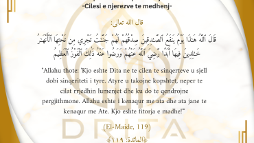 «Sinqeriteti në vepra dhe fjalë – Cilësi e njerëzve të mëdhenj»