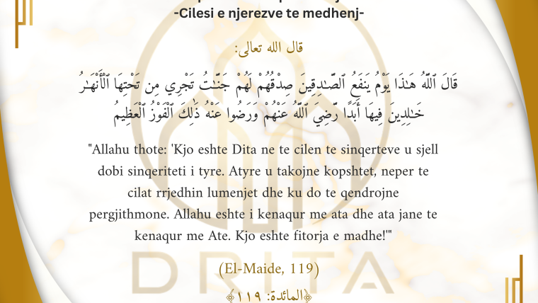 «Sinqeriteti në vepra dhe fjalë – Cilësi e njerëzve të mëdhenj»